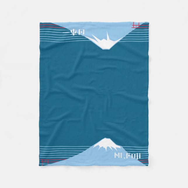 Couverture Polaire Mount Fuji Design Nippon1  (Devant)