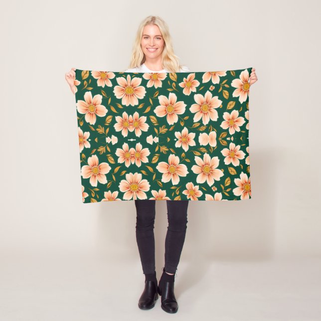 Couverture Polaire Mountain flowers Blanket (En situation)