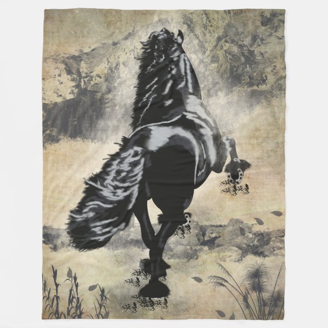 Couverture Polaire Mountain Rock High - Blanche polaire (Devant)