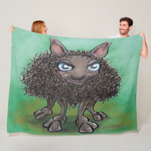Couverture Polaire Mouton noir