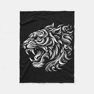 Couverture Polaire Muay Thai Combat Mma Tatouage Tigre Art Des 8 Memb