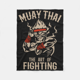 Couverture Polaire Muay Thai Fighter - Muay Thai And Thai Boxing Gift