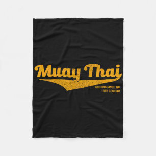 Couverture Polaire Muay Thai Kickboxing en détresse, Mma, Bjj, Thaïla