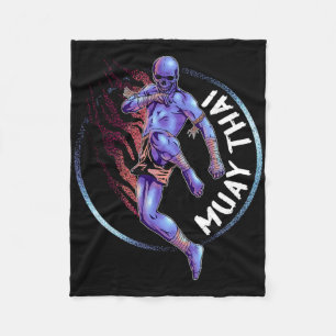 Couverture Polaire Muay Thai Skeleton