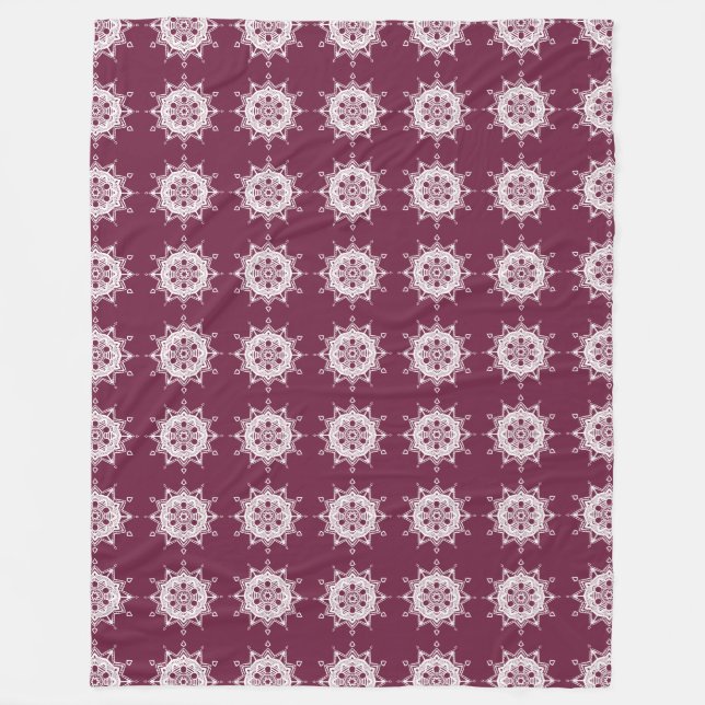 Couverture Polaire Mulberry Mandala (Devant)