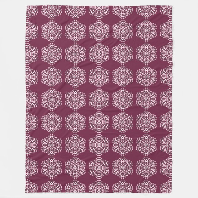 Couverture Polaire Mulberry Mandala (Devant)