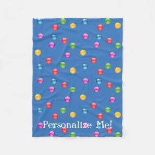 Couverture Polaire Multicolor Shiny Polkadot Confetti do-it-yourself