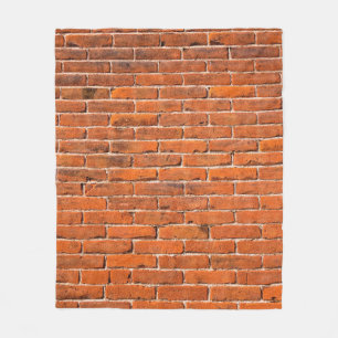 Couverture Polaire Mur de brique rouge mur de brique