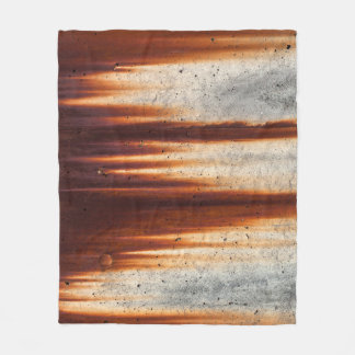 Couverture Polaire Mur de grunge rouillé : Sabot texturé