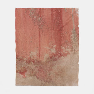 COUVERTURE POLAIRE MUR EN BÉTON ROUGE ET BLANC