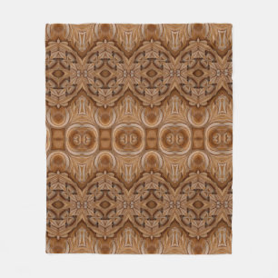 Couverture Polaire Mur en bois sculpté closeabstraite, antique, antiq