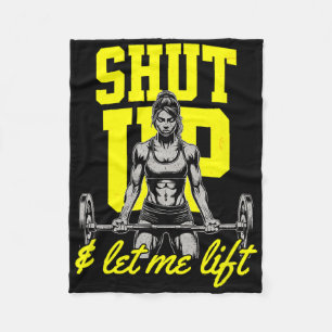 Couverture Polaire Muscle de musculation pour femmes amusant Sa