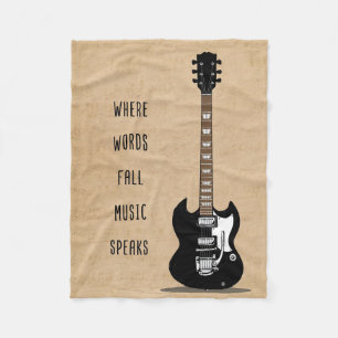 Couverture Polaire Musique Art Où Les Mots Chute Musique Parle