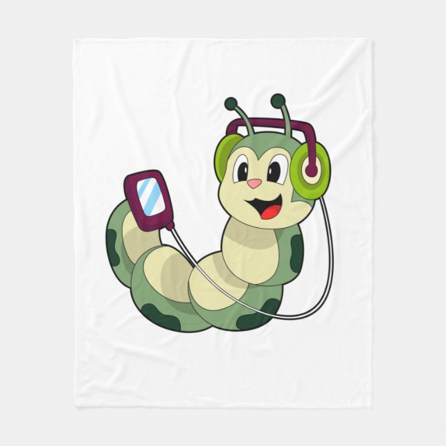 Couverture Polaire Musique pour écouteurs Caterpillar (Devant)
