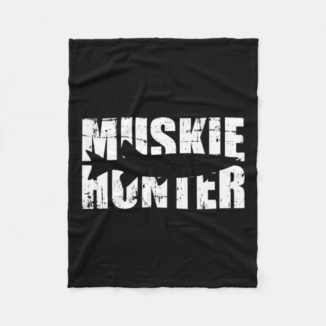 Couverture Polaire Muskie Hunter Fishing (Devant)