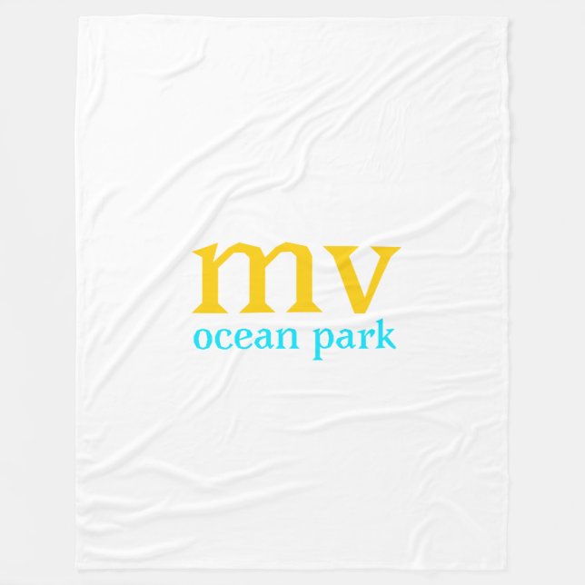 Couverture Polaire MV Ocean Park Fleece Blanche (Devant)