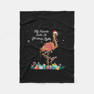 Couverture Polaire My favorite Is Christmas Lights Costume Flamingo