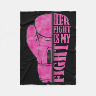Couverture Polaire My Fight Breast Cancer Awareness Fami