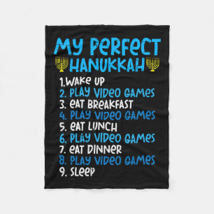 Couverture Polaire My Perfect Hanoukka Video Game Chanukah Jew Men Bo