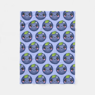 Couverture Polaire Myrtille de Kawaii