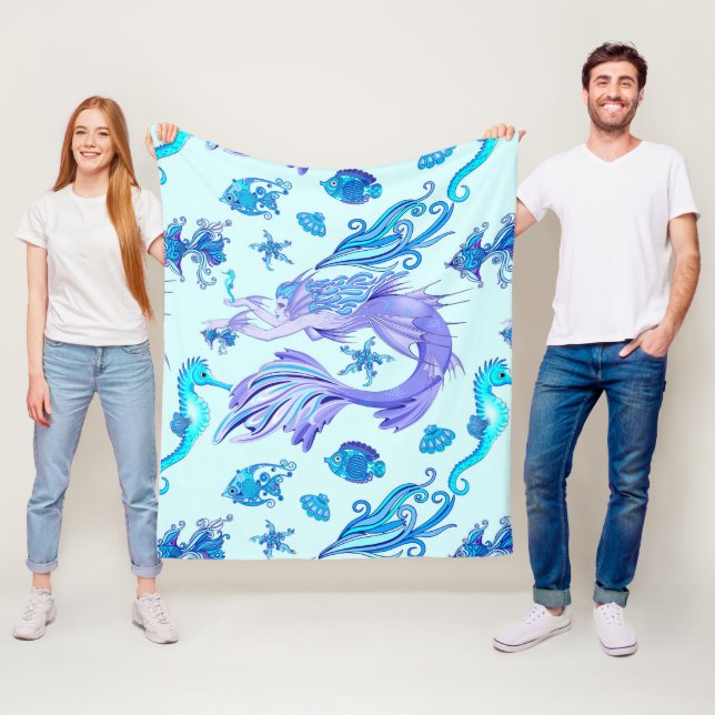 Couverture Polaire Mystic Fairy Purple Créature Carreaux en céramique (En situation)