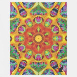 Couverture Polaire Mystic Kaleidoscope