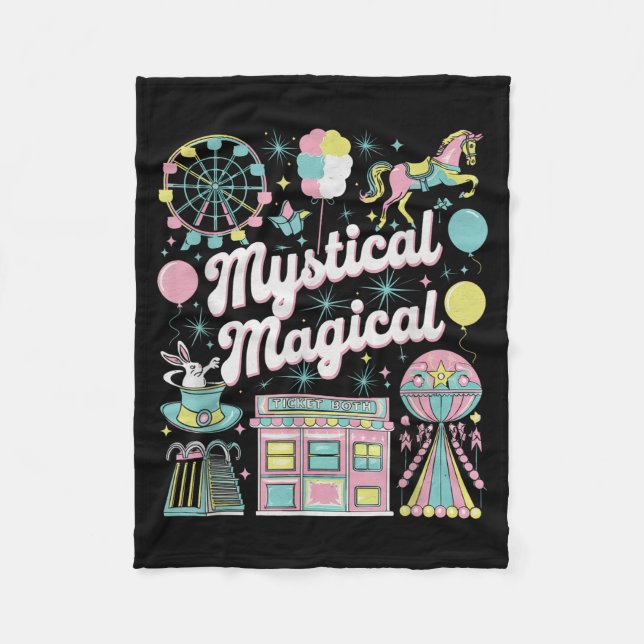 Couverture Polaire Mystical Magical Retro Aesthetic Space Gift Men Wo (Devant)