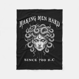 Couverture Polaire Mythologie grecque drôle Medusa rendant les hommes