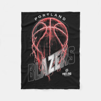 Couverture Polaire N Portland Trail Blazers Lightning Bolt Sketll Log