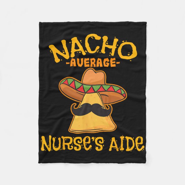 Couverture Polaire Nacho Aide Cna Cinco De Mayo Mexic (Devant)