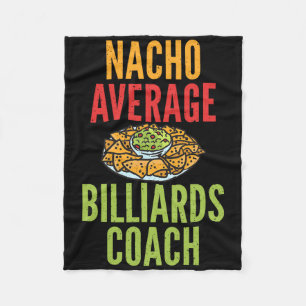 Couverture Polaire Nacho Billiards Moyenne Entraîneur Billard Mexicai