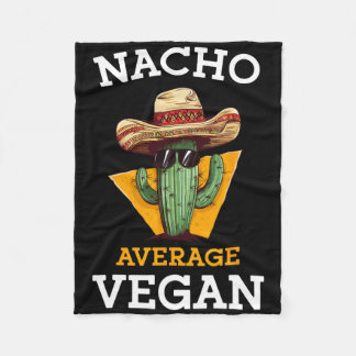 Couverture Polaire Nacho Moyenne Vegan Ami Fun Mexicain Plaisanterie 