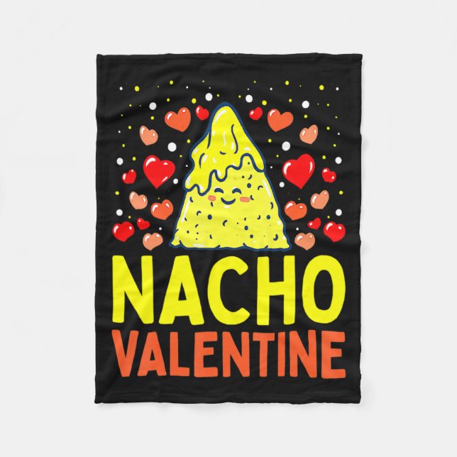 Couverture Polaire Nacho Valentine Valentines Day Food Pun Mexican Jo (Devant)