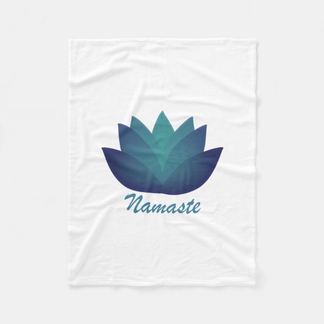 Couverture Polaire Namaste Lotus Flower (Devant)