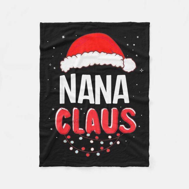 Couverture Polaire Nana Santa Claus Christmas Matching Costume  (Devant)