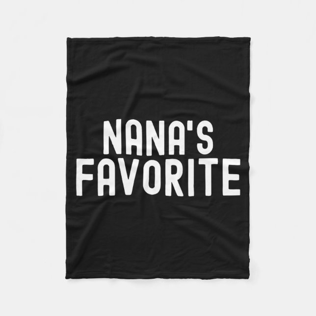 Couverture Polaire Nana's Favorite Family Baby Granhild Quote Family  (Devant)