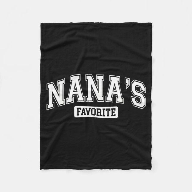 Couverture Polaire Nana's Favorite Family Baby Granhild Quote Family  (Devant)