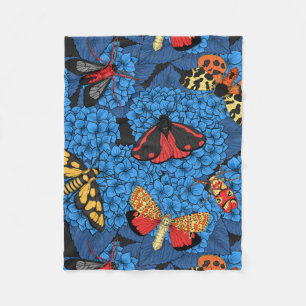 Couverture Polaire Nappes phréatiques bleu hydrangée