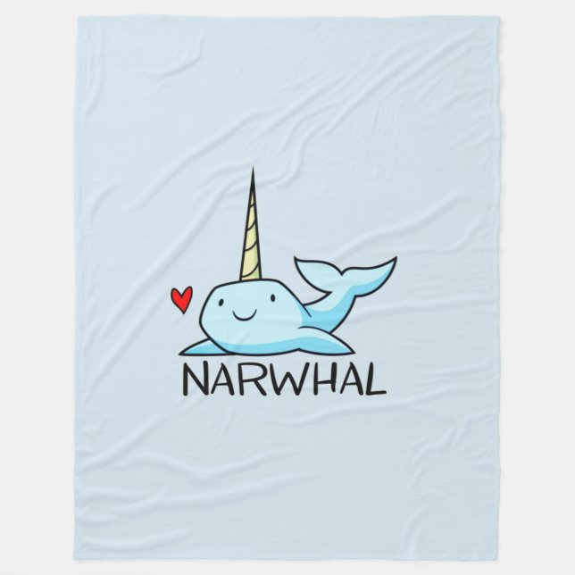 Couverture Polaire Narwhal (Devant)