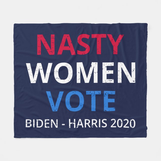 Couverture Polaire Nasty Women Vote I (Devant (Horizontal))