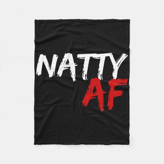 Couverture Polaire Natty Af Funny Bodybuilder Bodybuilding Workbuildi (Devant)