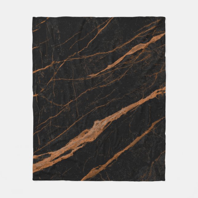 Couverture Polaire natural black emperador marble texture background  (Devant)
