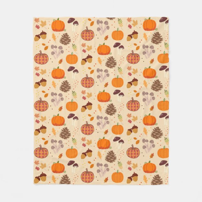 Couverture Polaire Nature d'automne (Devant)