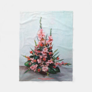 Couverture Polaire Nature morte de fleurs/Still life of flowers