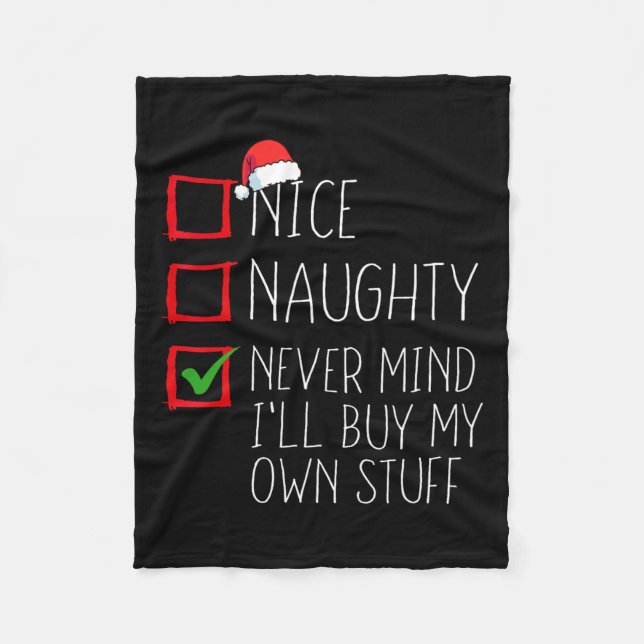 Couverture Polaire Naughty Never Mind (Devant)