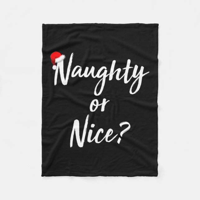 Couverture Polaire Naughty Ou Nice Naughty Ou Nice 1 (Devant)