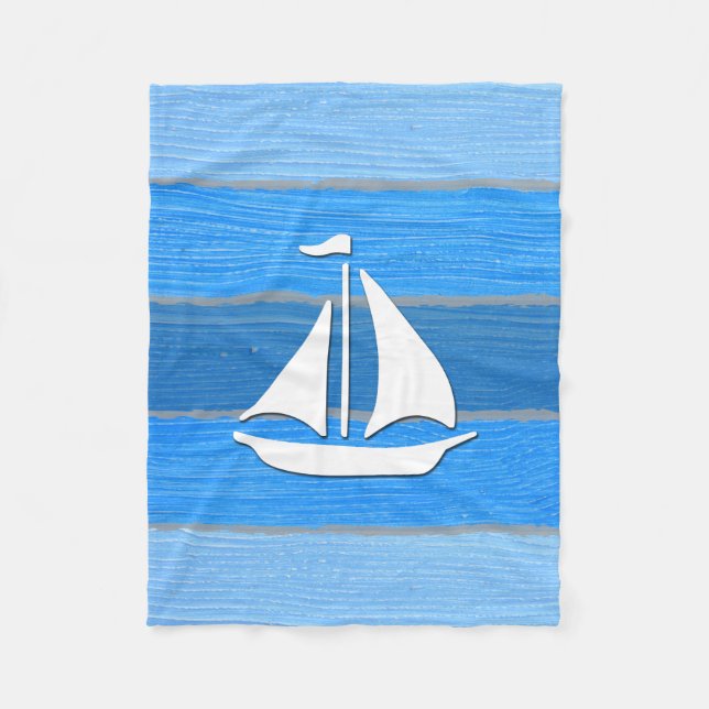 Couverture Polaire Nautical themed design (Devant)