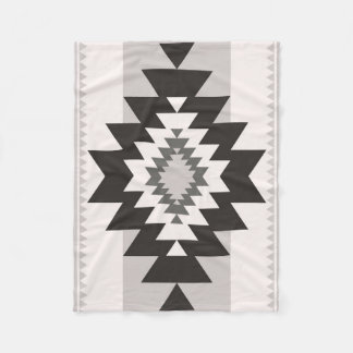 Couverture Polaire Navajo géométrique tribal inspiré