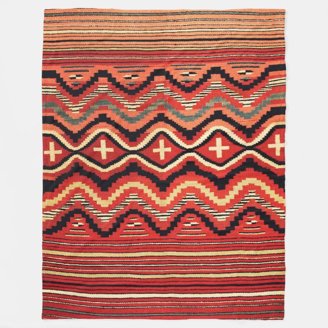 COUVERTURE POLAIRE NAVAJO INDIAN ENFANT BLANKET DU 18E00 (Devant)