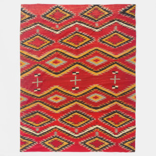 COUVERTURE POLAIRE NAVAJO SADDLE BLANKET 1910 REPRINT